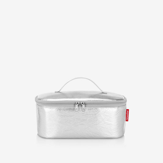 coolerbag M pocket silver crackle coolerbag M pocket Reisenthel