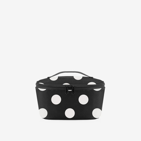 Reisenthel coolerbag S pocket dots white (Kühltasche,schwarz)