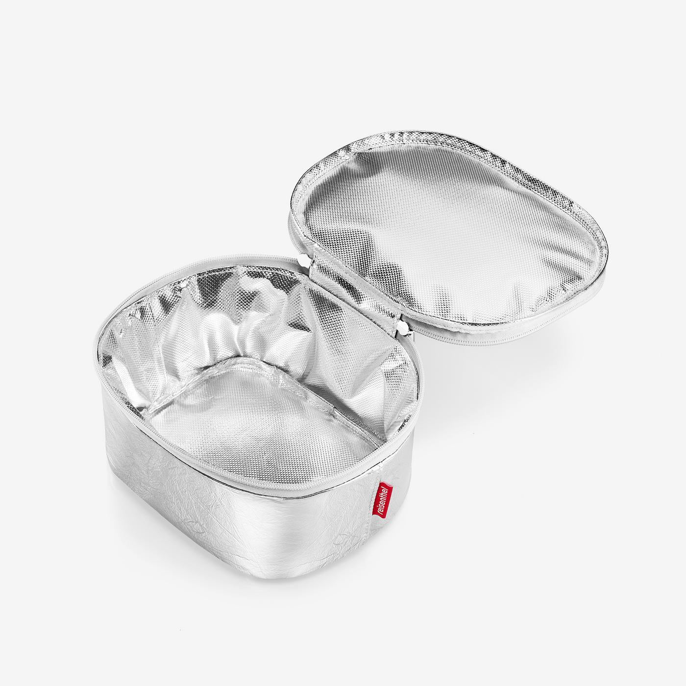 coolerbag S pocket silver crackle coolerbag S pocket Reisenthel