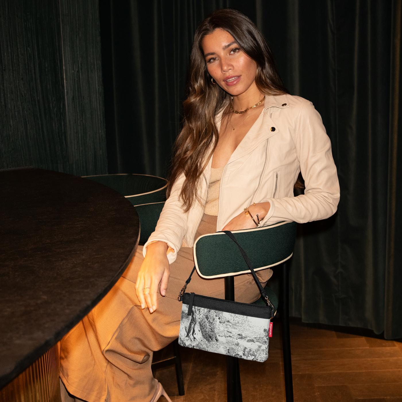 mini pouch jacquard grey mini pouch Reisenthel