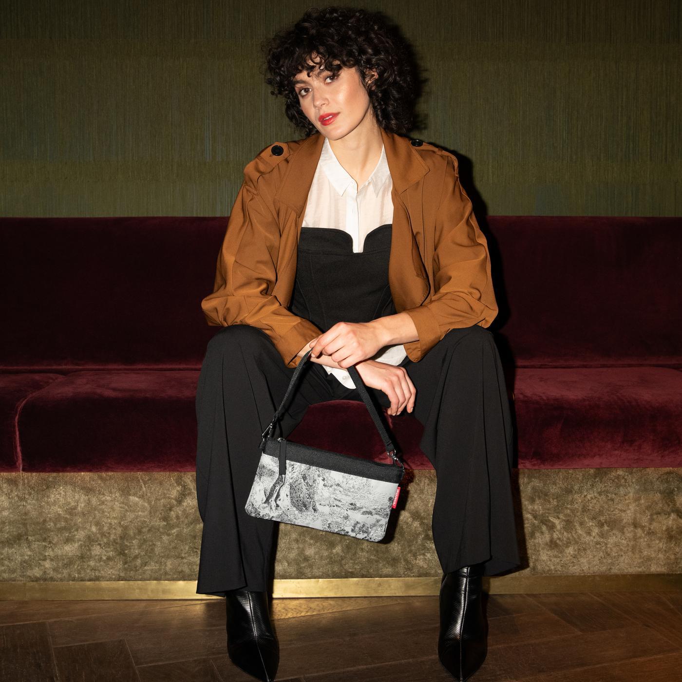 mini pouch jacquard grey mini pouch Reisenthel