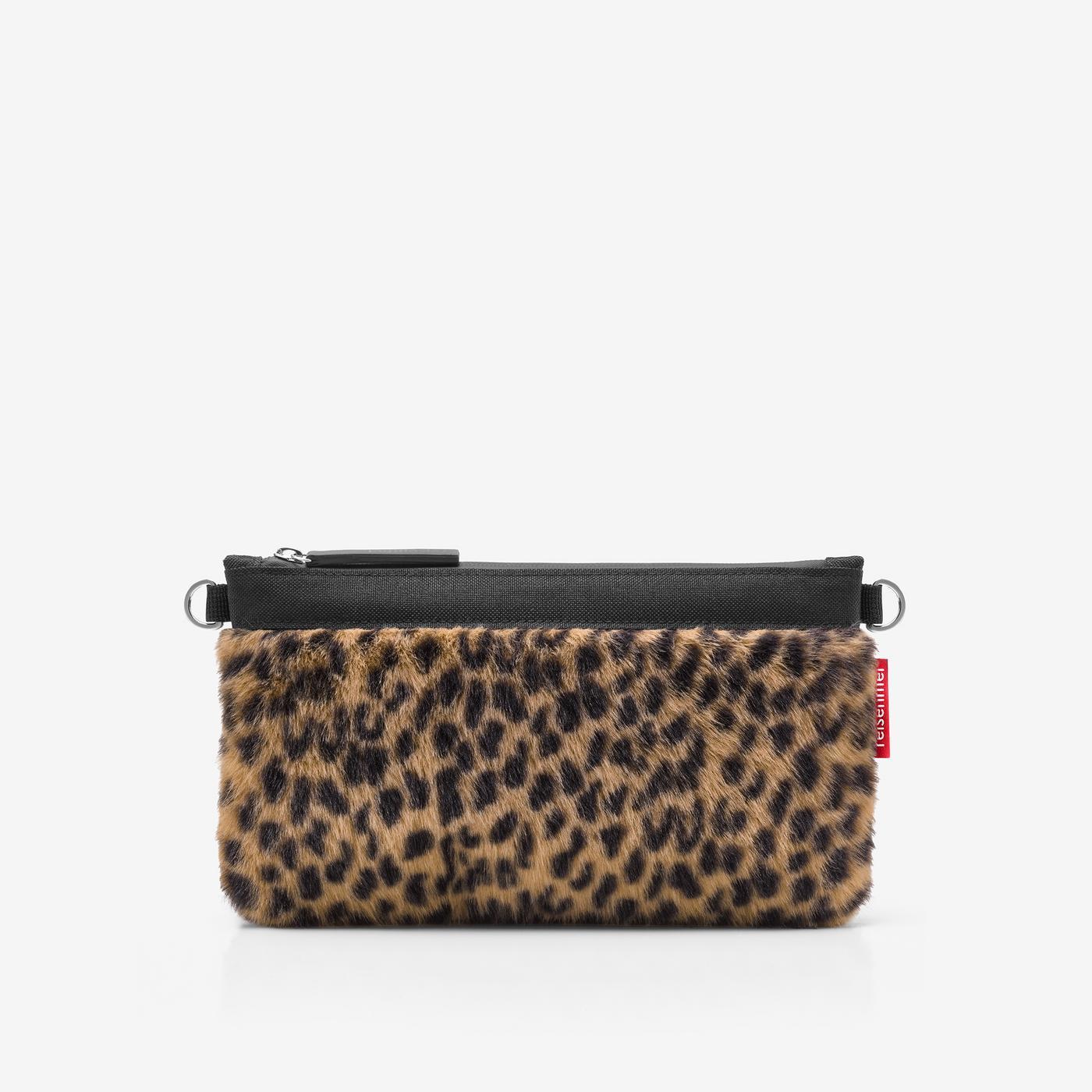 mini pouch leo fake fur