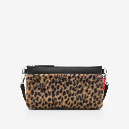 mini pouch leo fake fur