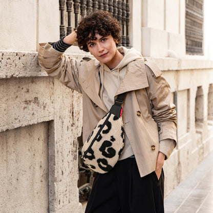 city beltbag teddy leo cream