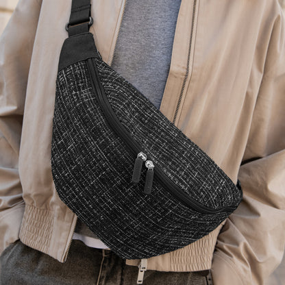 city beltbag bouclé black
