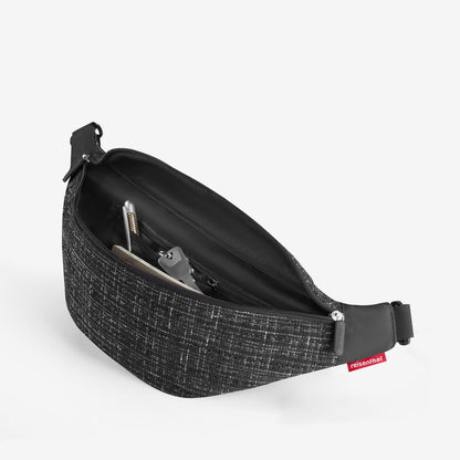 city beltbag bouclé black