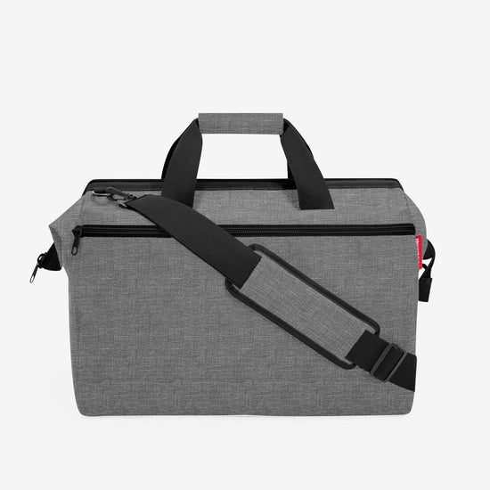 Reisenthel allrounder L pocket twist silver (Reisetasche,grau)