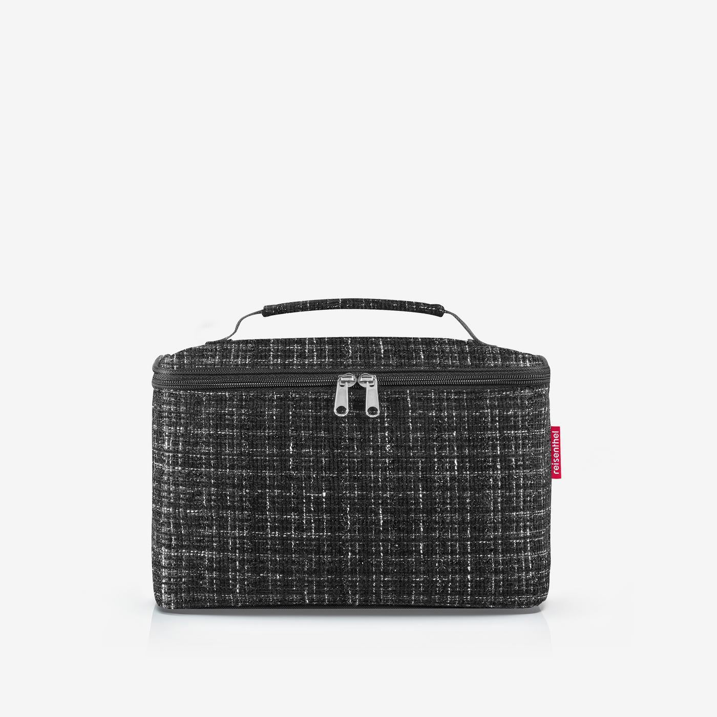 cosmetic case bouclé black