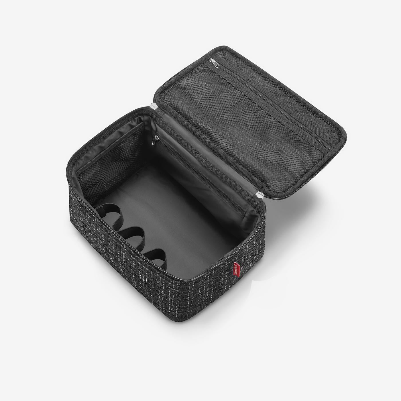 cosmetic case bouclé black