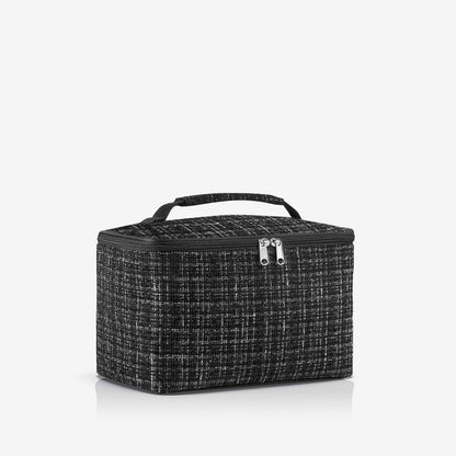 cosmetic case bouclé black