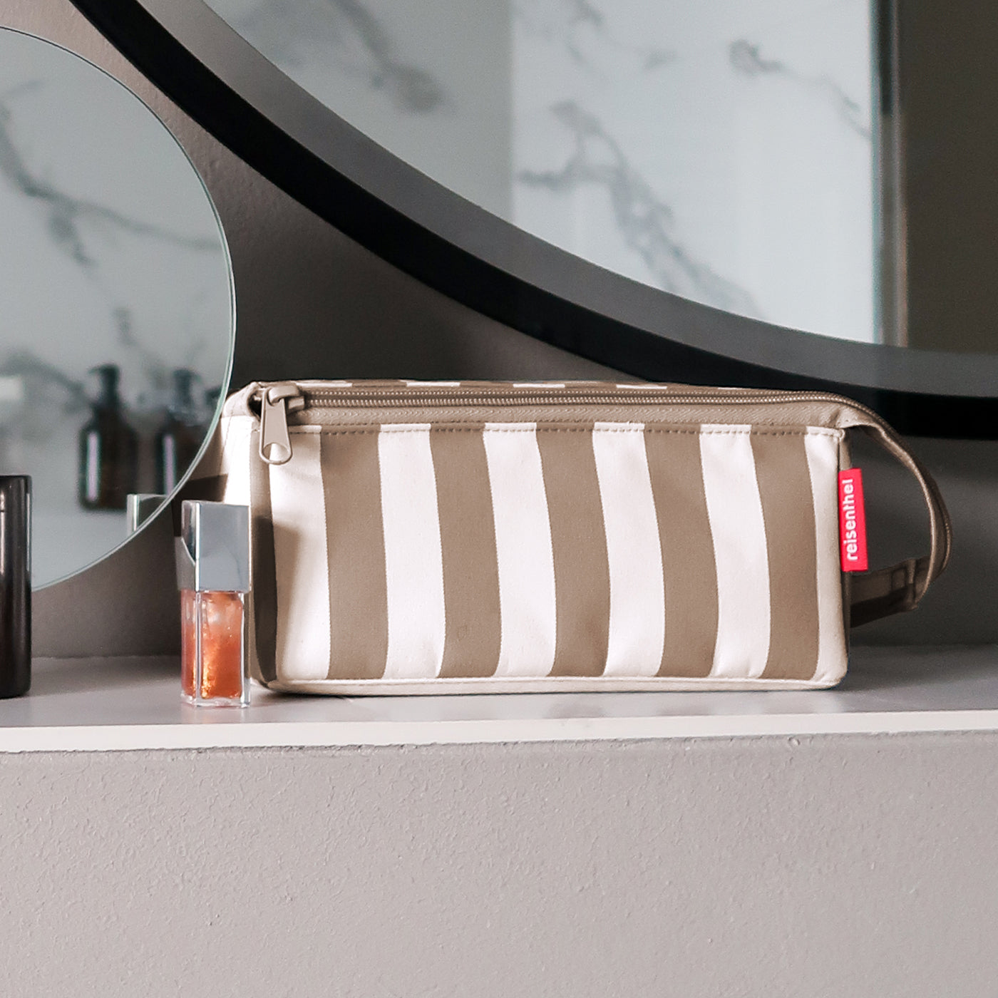 fold case summerstripes coffee fold case Reisenthel