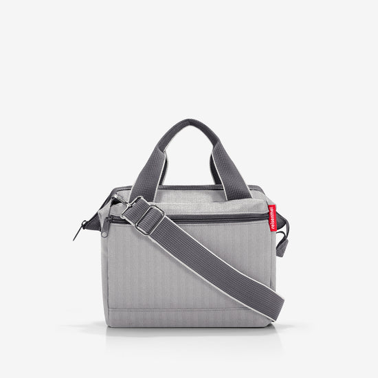 Reisenthel allrounder cross herringbone grey (Handtasche,grau)