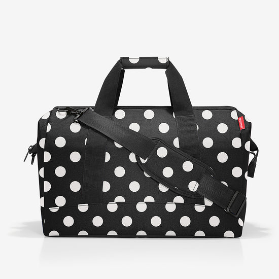 Reisenthel allrounder L dots white (Große Reisetasche - 30 Liter Platz,schwarz)