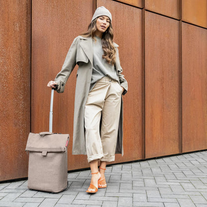 trolley M herringbone mokka trolley M Reisenthel