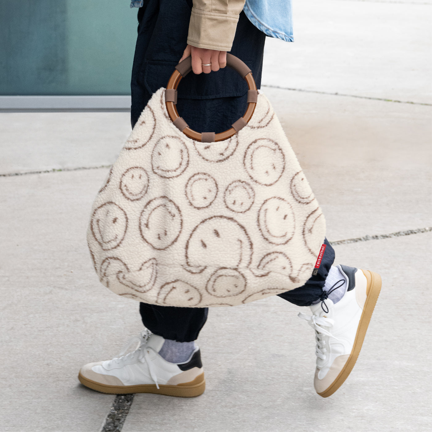 loopbag hobo smiley® teddy chocolate