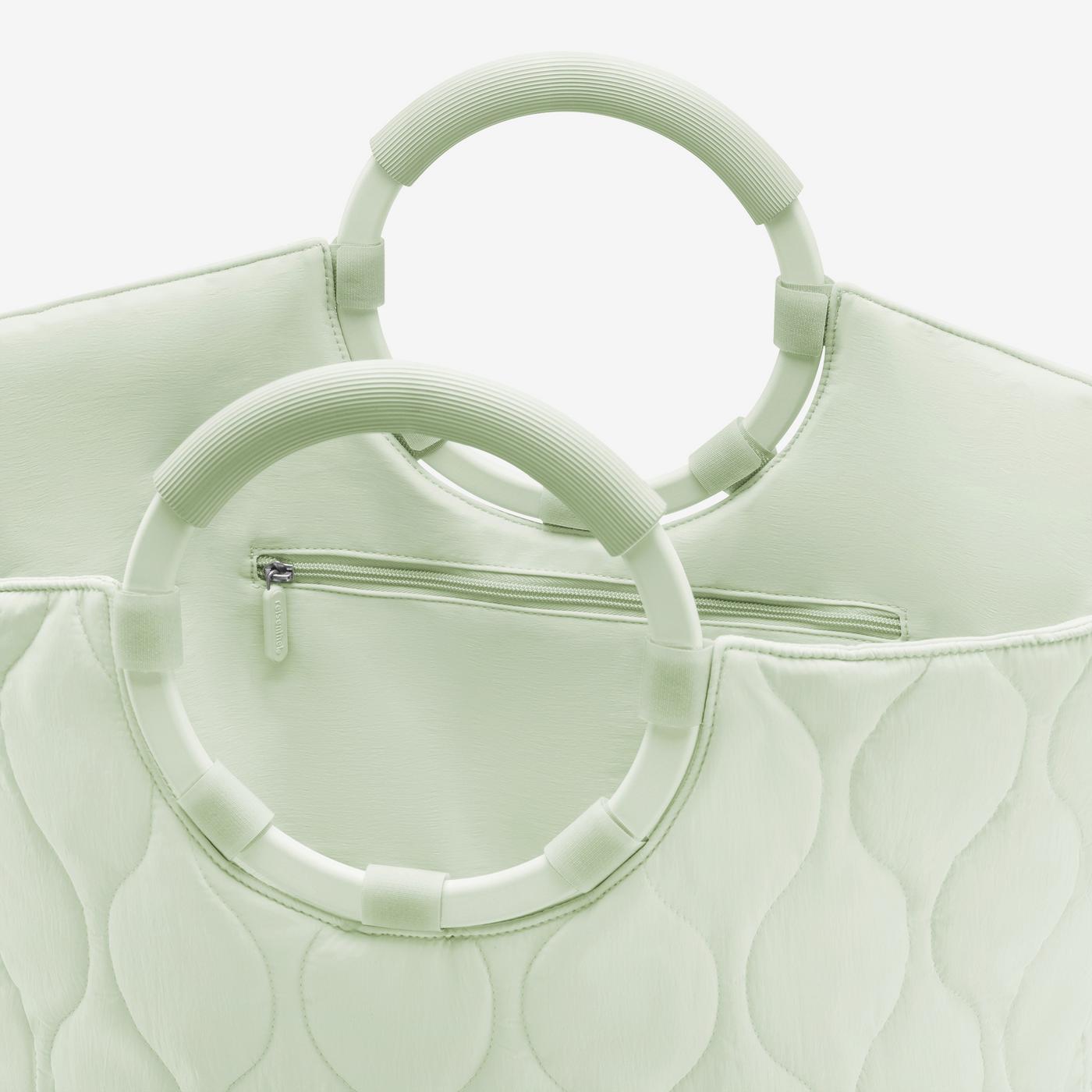 loopbag hobo puffer iced matcha