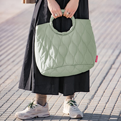 loopbag hobo puffer iced matcha