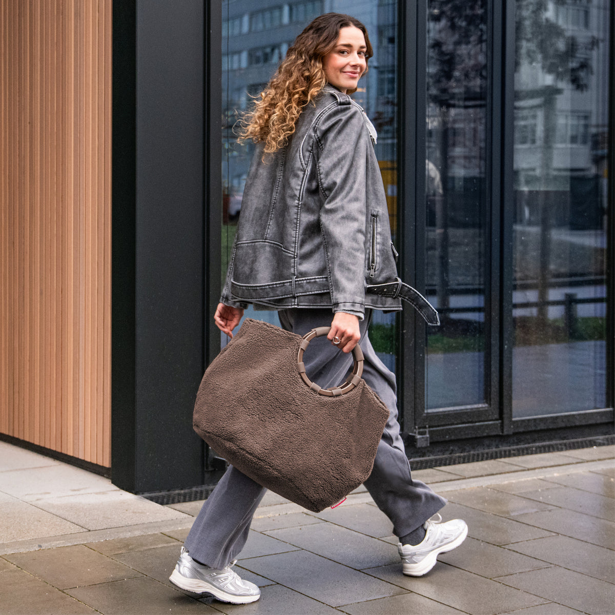 loopbag hobo teddy chocolate
