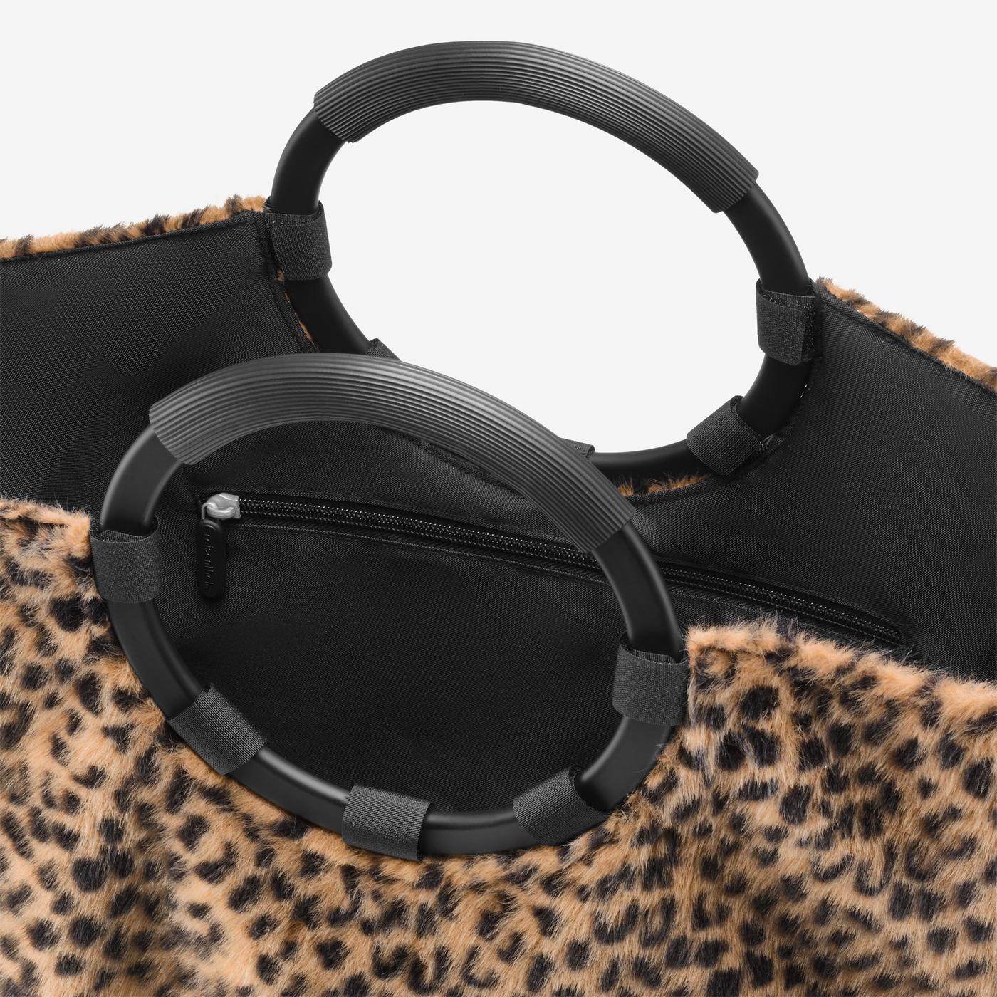 loopbag hobo leo fake fur