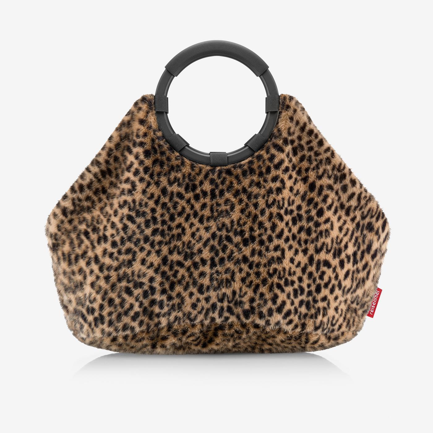 loopbag hobo leo fake fur