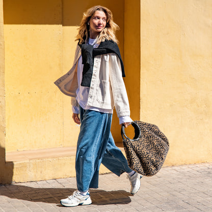 loopbag hobo leo fake fur