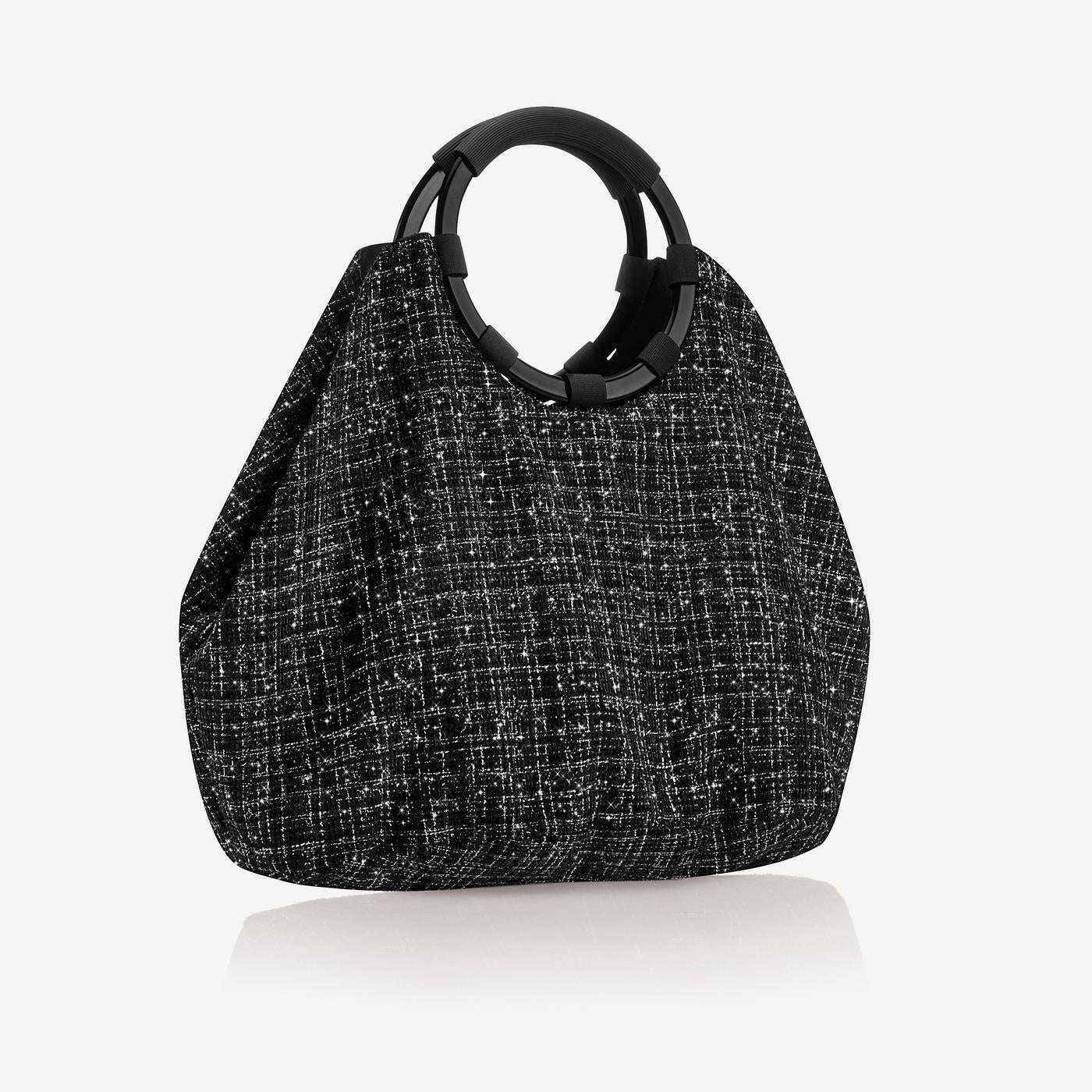 loopbag hobo bouclé black