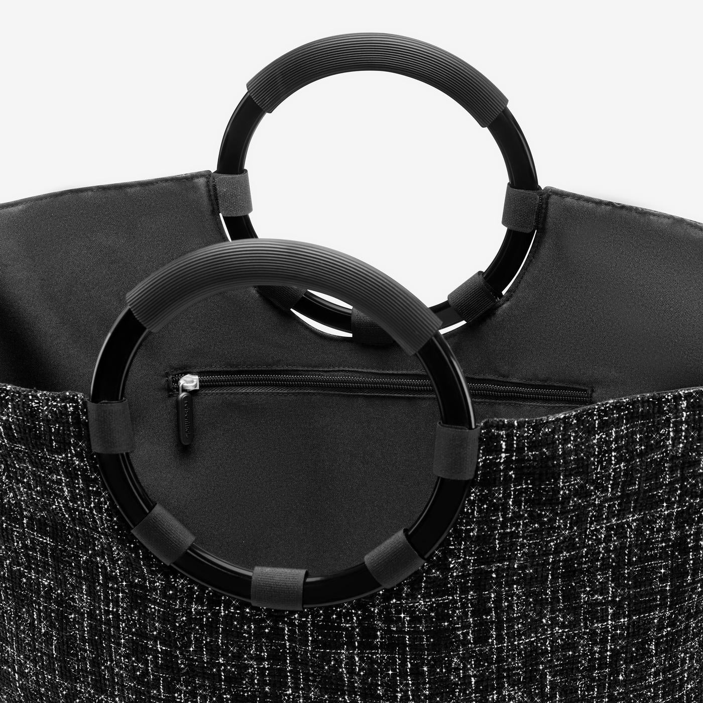 loopbag hobo bouclé black