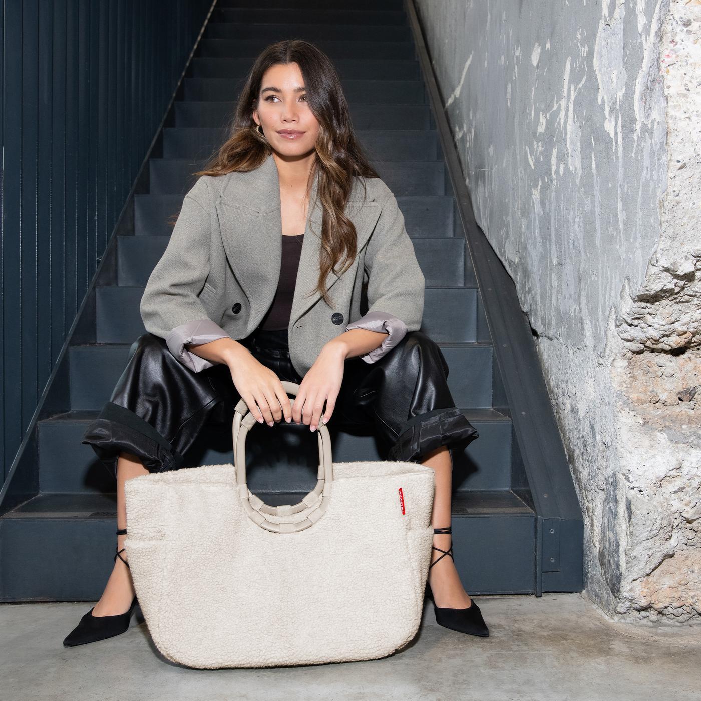 loopshopper L teddy sand loopshopper L Reisenthel