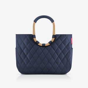 loopshopper L frame rhombus midnight gold loopshopper L Reisenthel