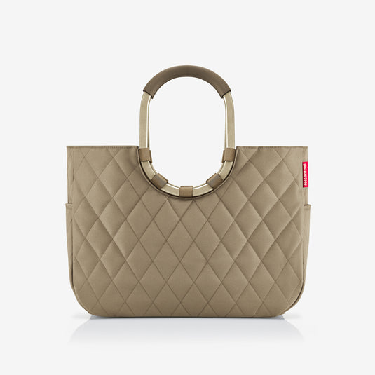 loopshopper L frame rhombus olive loopshopper L Reisenthel