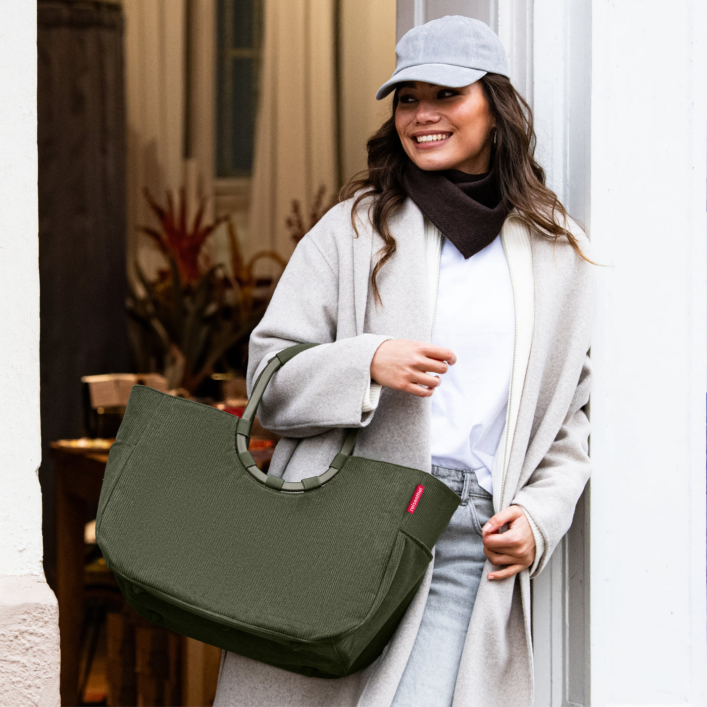 loopshopper L cord dark matcha