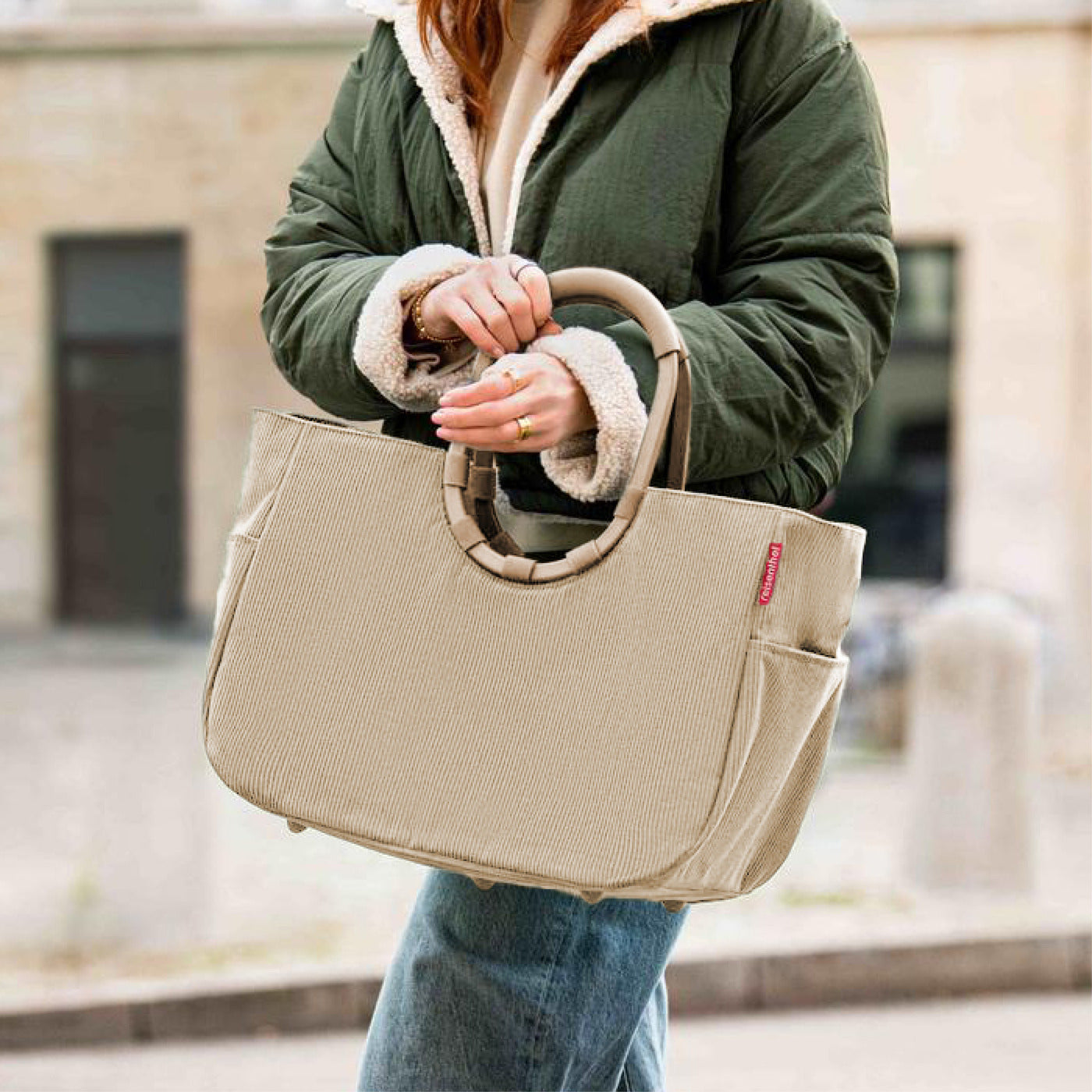 loopshopper L frame cord sand loopshopper L Reisenthel