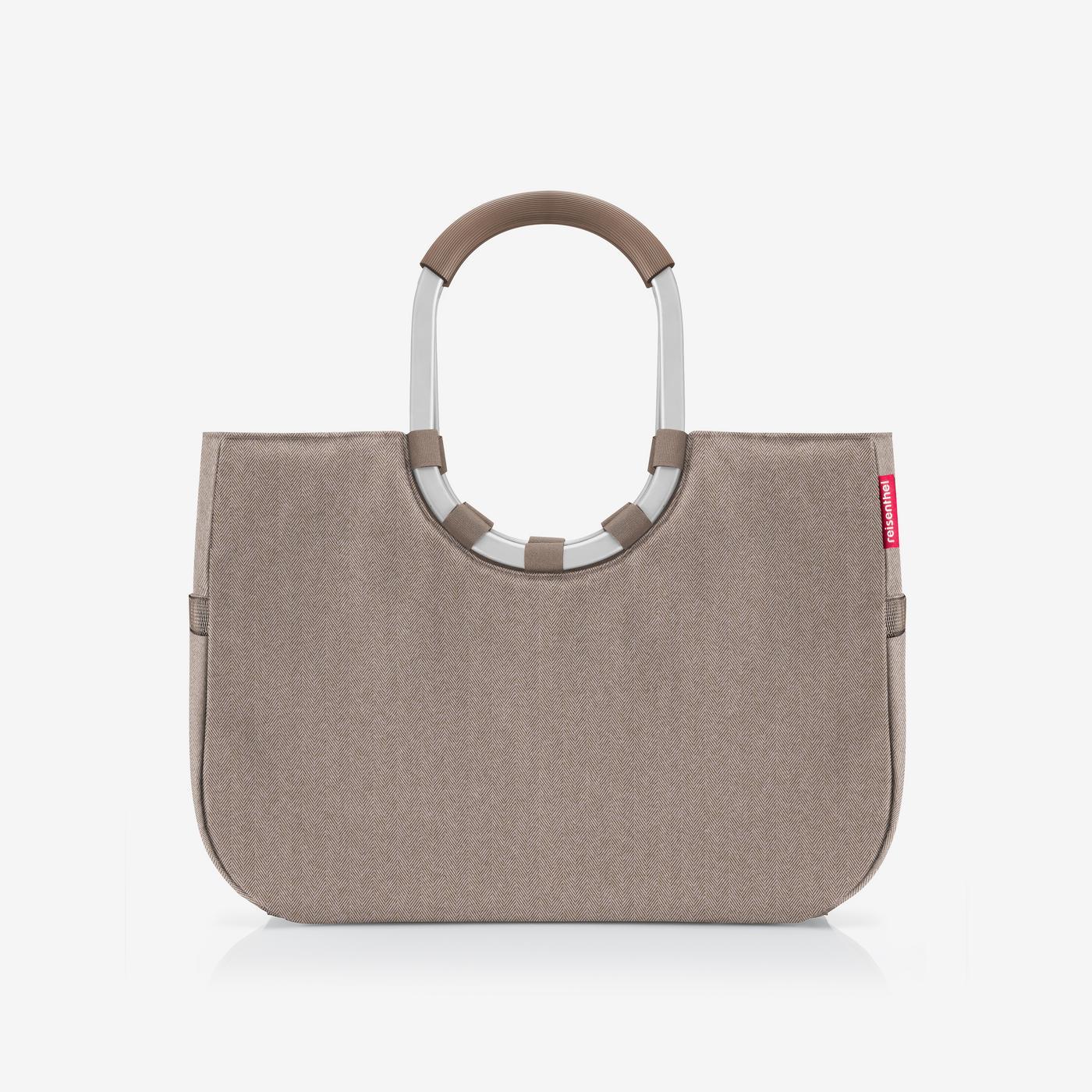 loopshopper L herringbone mokka loopshopper L Reisenthel