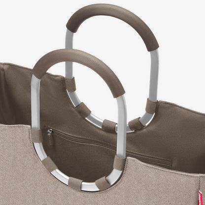 loopshopper L herringbone mokka loopshopper L Reisenthel