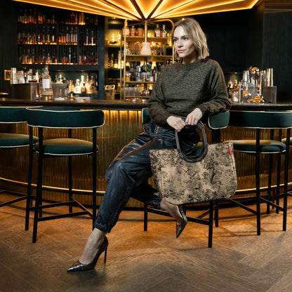 loopshopper L jacquard brown loopshopper L Reisenthel