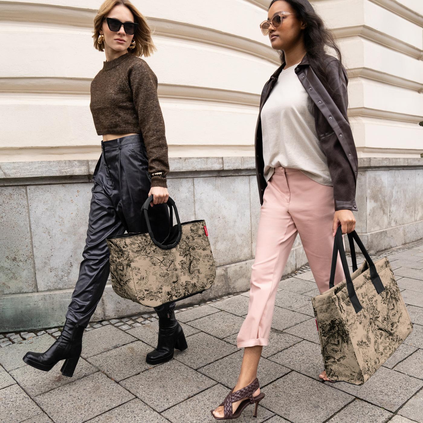 loopshopper L jacquard brown loopshopper L Reisenthel