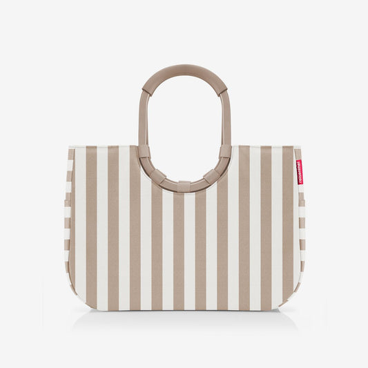 loopshopper L summerstripes coffee loopshopper L Reisenthel
