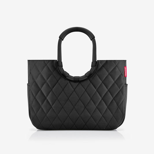 loopshopper L frame rhombus black loopshopper L Reisenthel