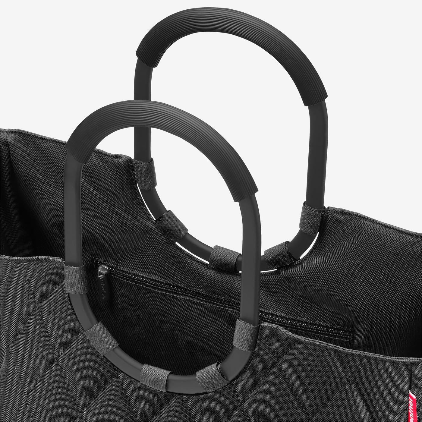 loopshopper L frame rhombus black loopshopper L Reisenthel