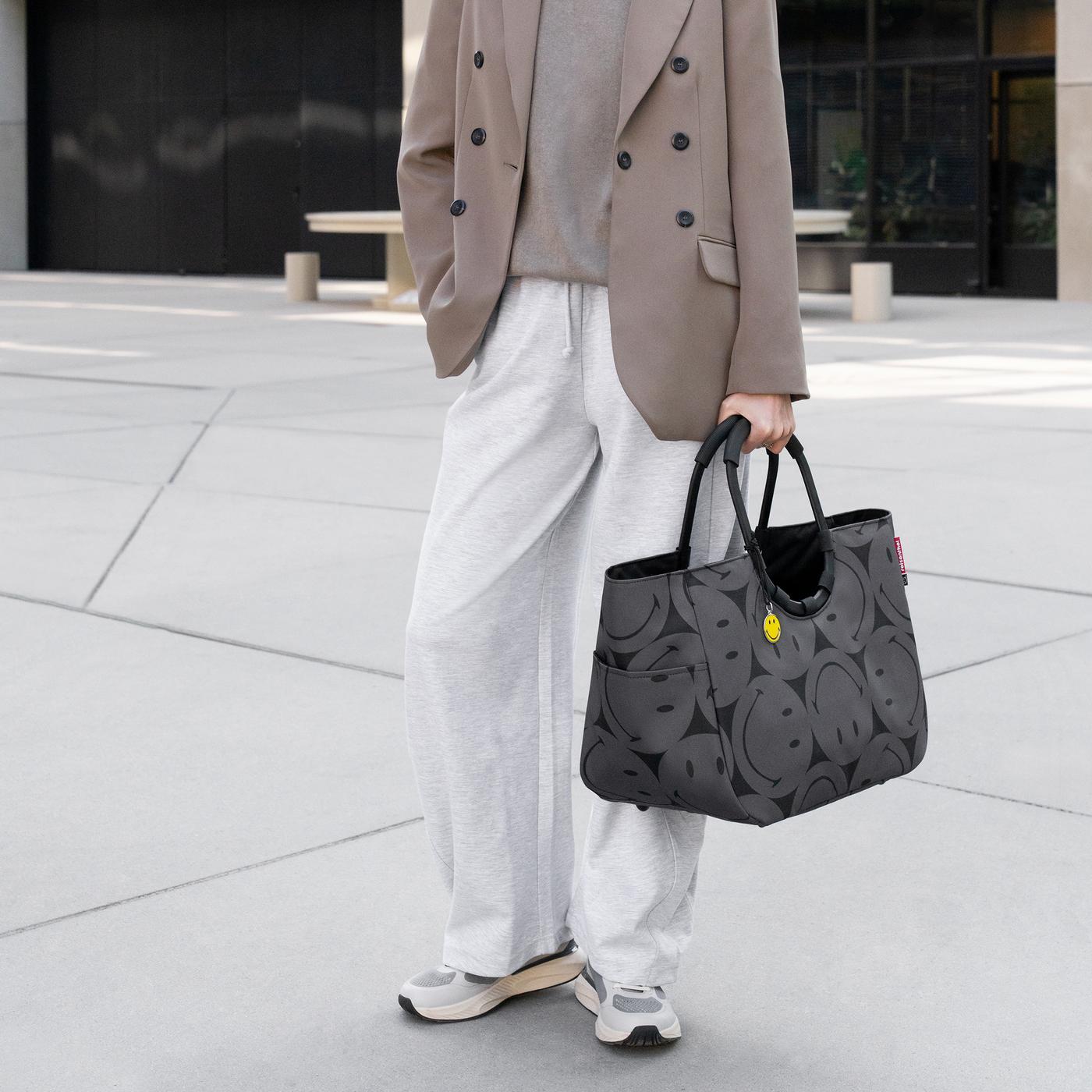 loopshopper L smiley grey loopshopper L Reisenthel