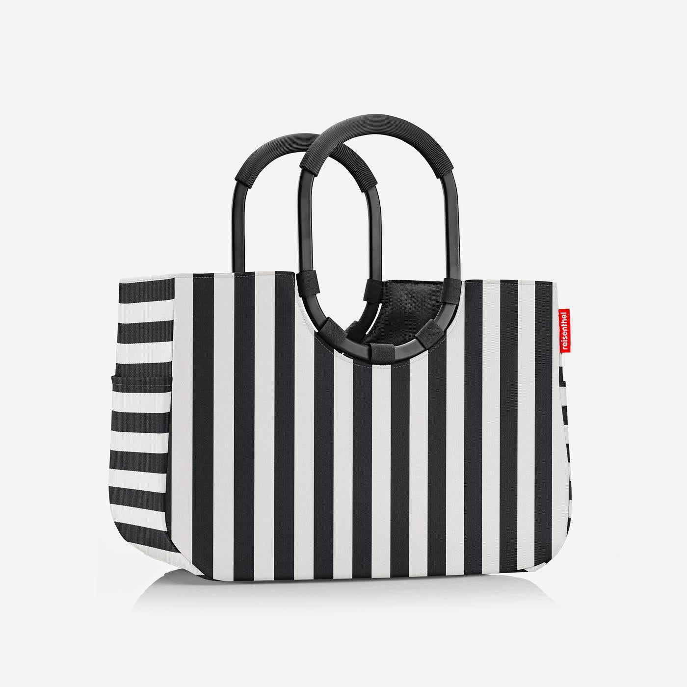 loopshopper L summerstripes black loopshopper L Reisenthel