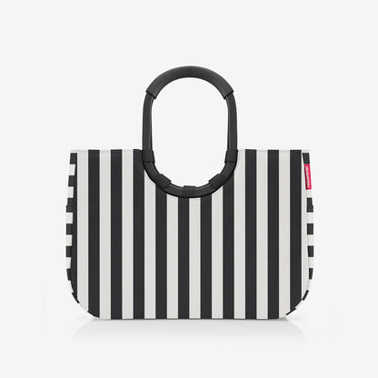 loopshopper L summerstripes black loopshopper L Reisenthel