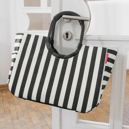 loopshopper L summerstripes black loopshopper L Reisenthel