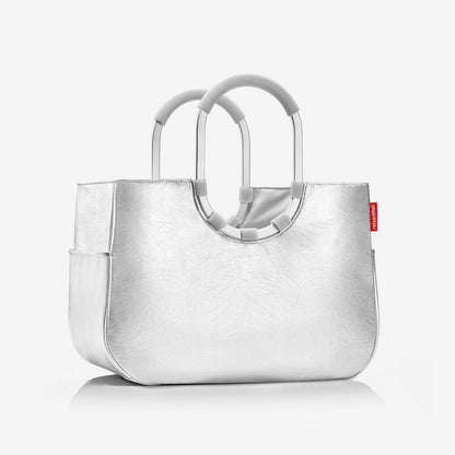 loopshopper L silver crackle loopshopper L Reisenthel