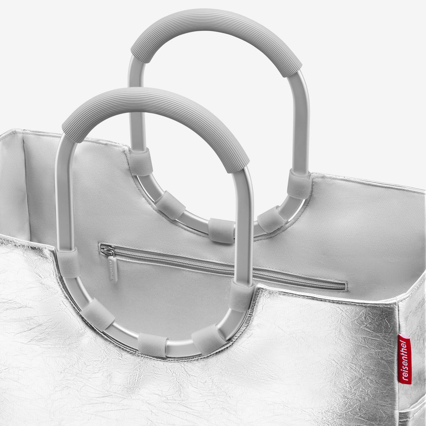 loopshopper L silver crackle loopshopper L Reisenthel