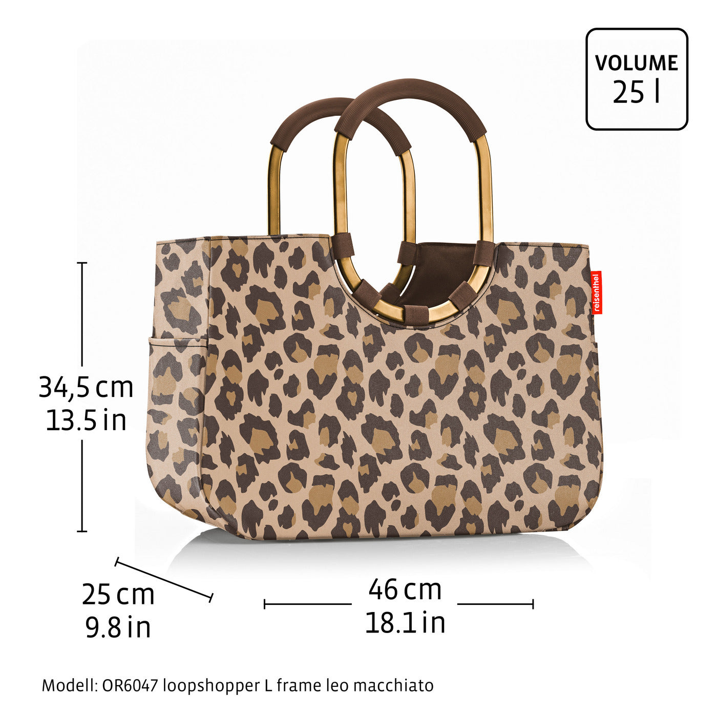 loopshopper L smiley® teddy chocolate loopshopper L Reisenthel