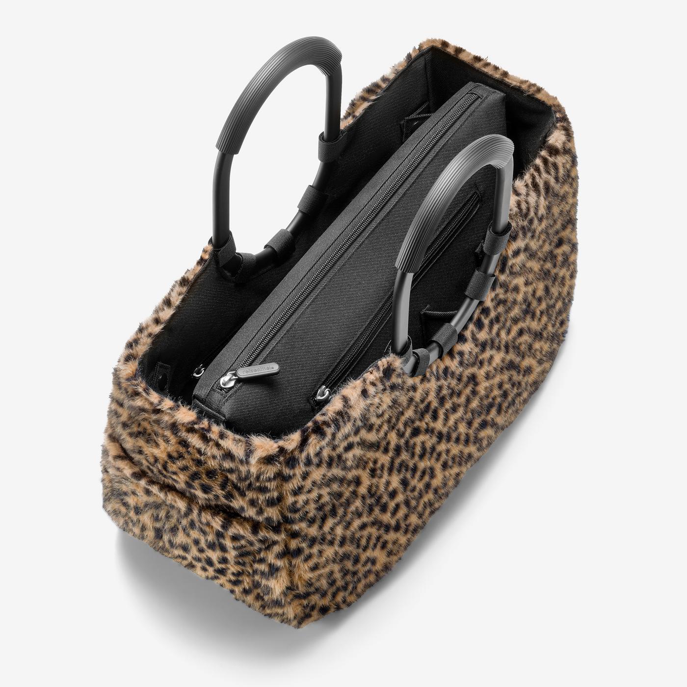 Plage MY_fake leather フード loopshopper M leo fake fur