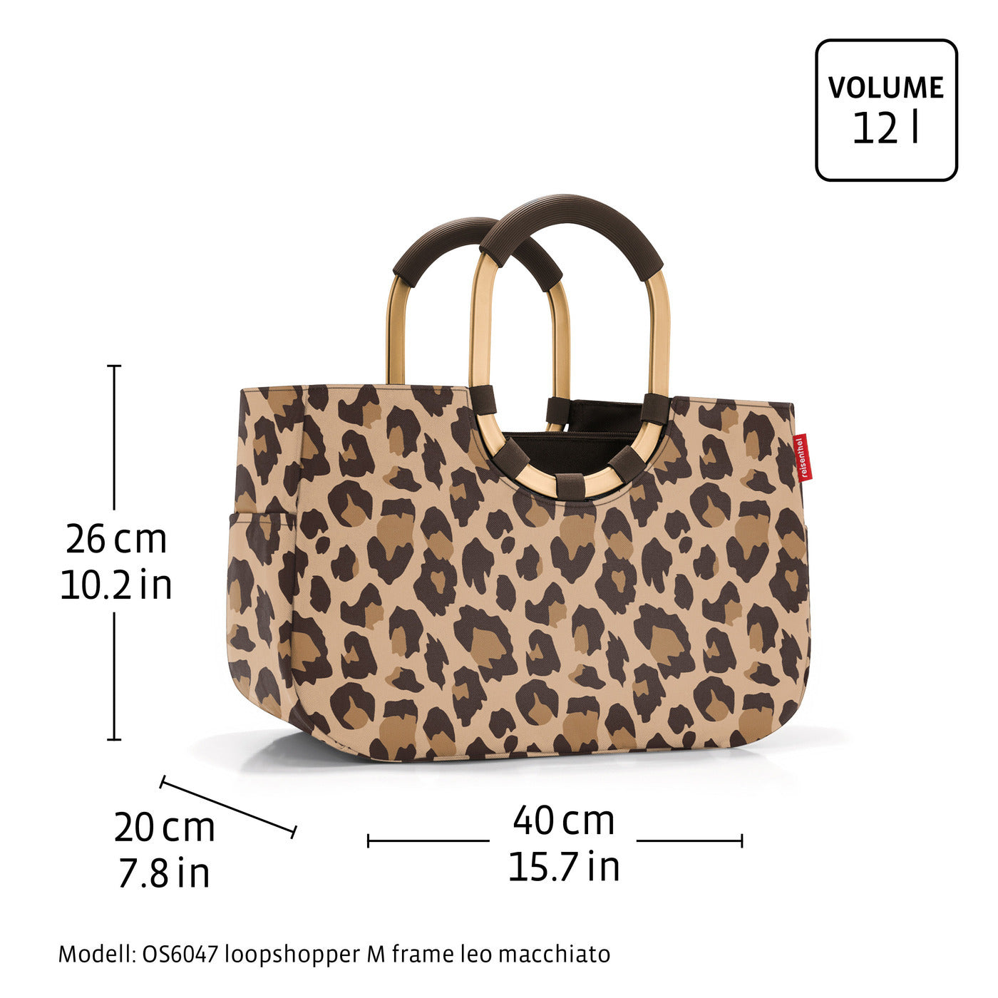 loopshopper M smiley® teddy chocolate loopshopper M Reisenthel