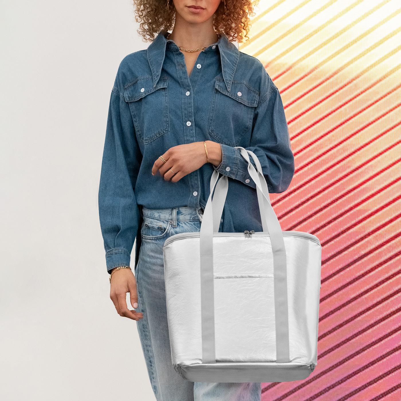 thermoshopper silver crackle thermoshopper Reisenthel