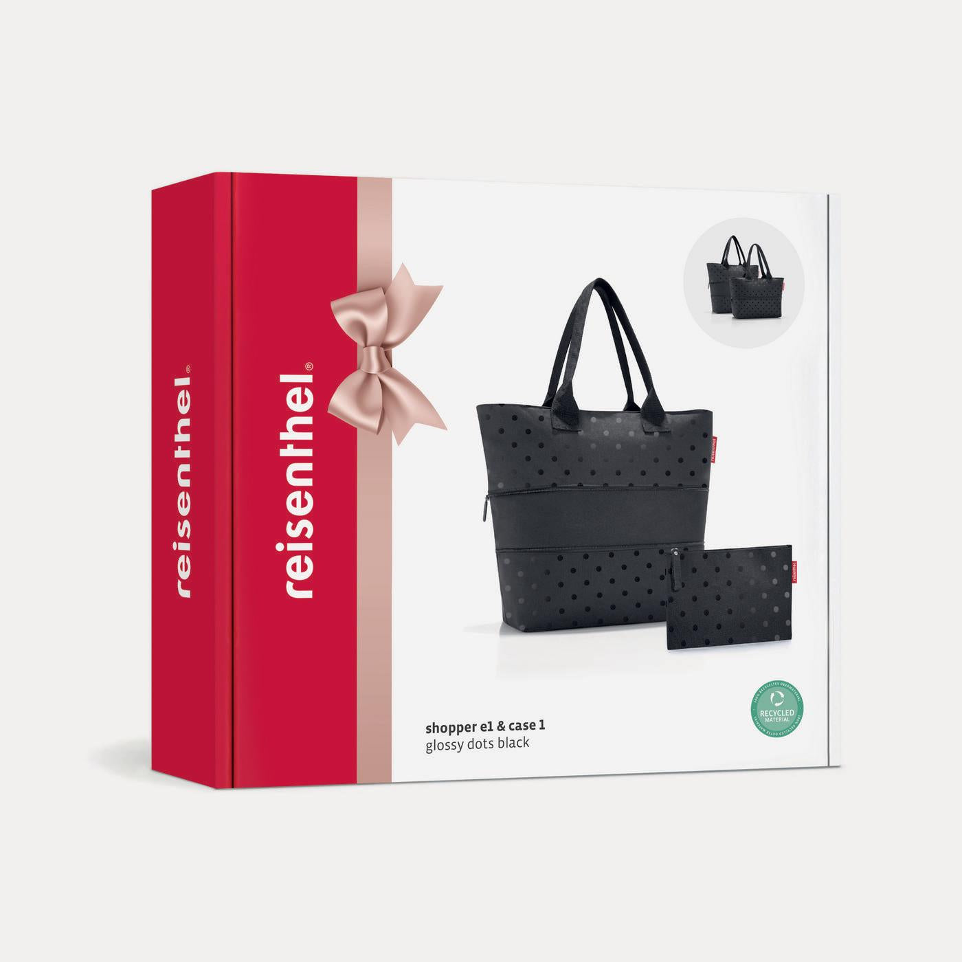 shopper e1 set #1 glossy dots black shopper e1 set #1 Reisenthel